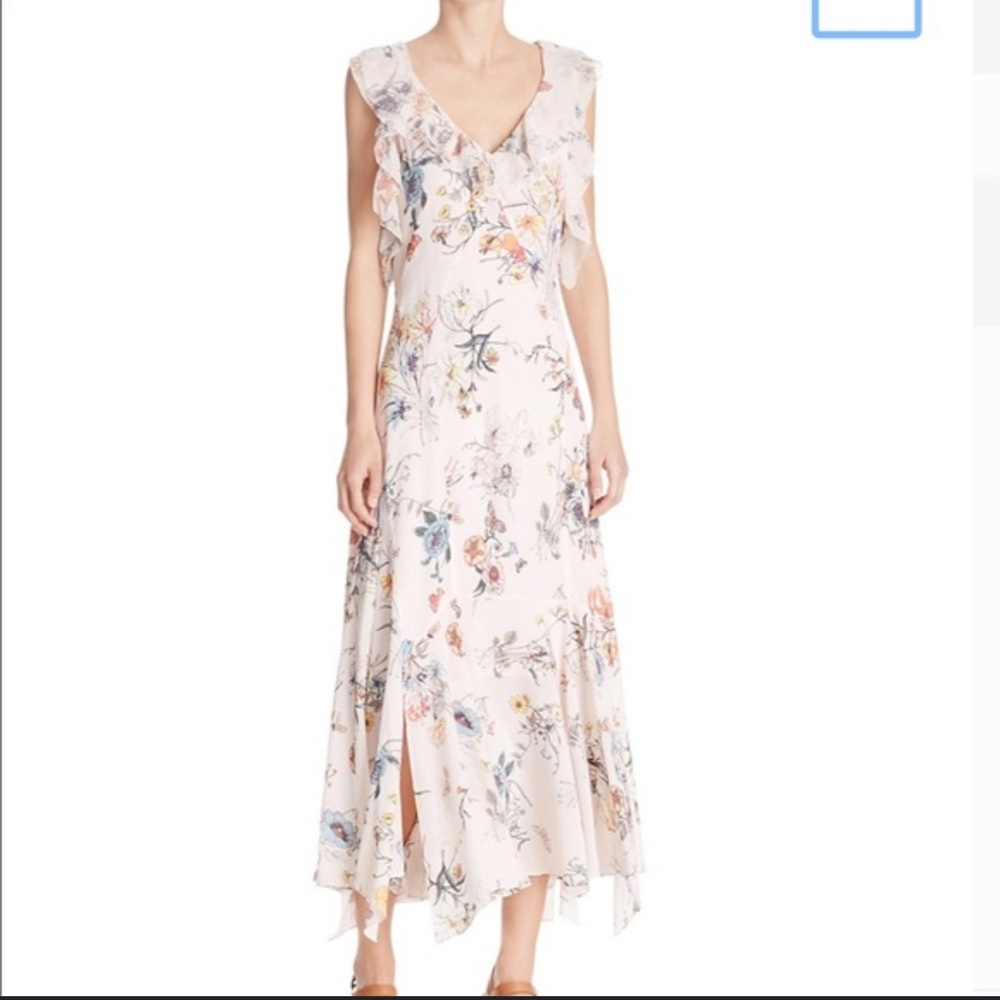 Rebecca Taylor Pink Floral Dress